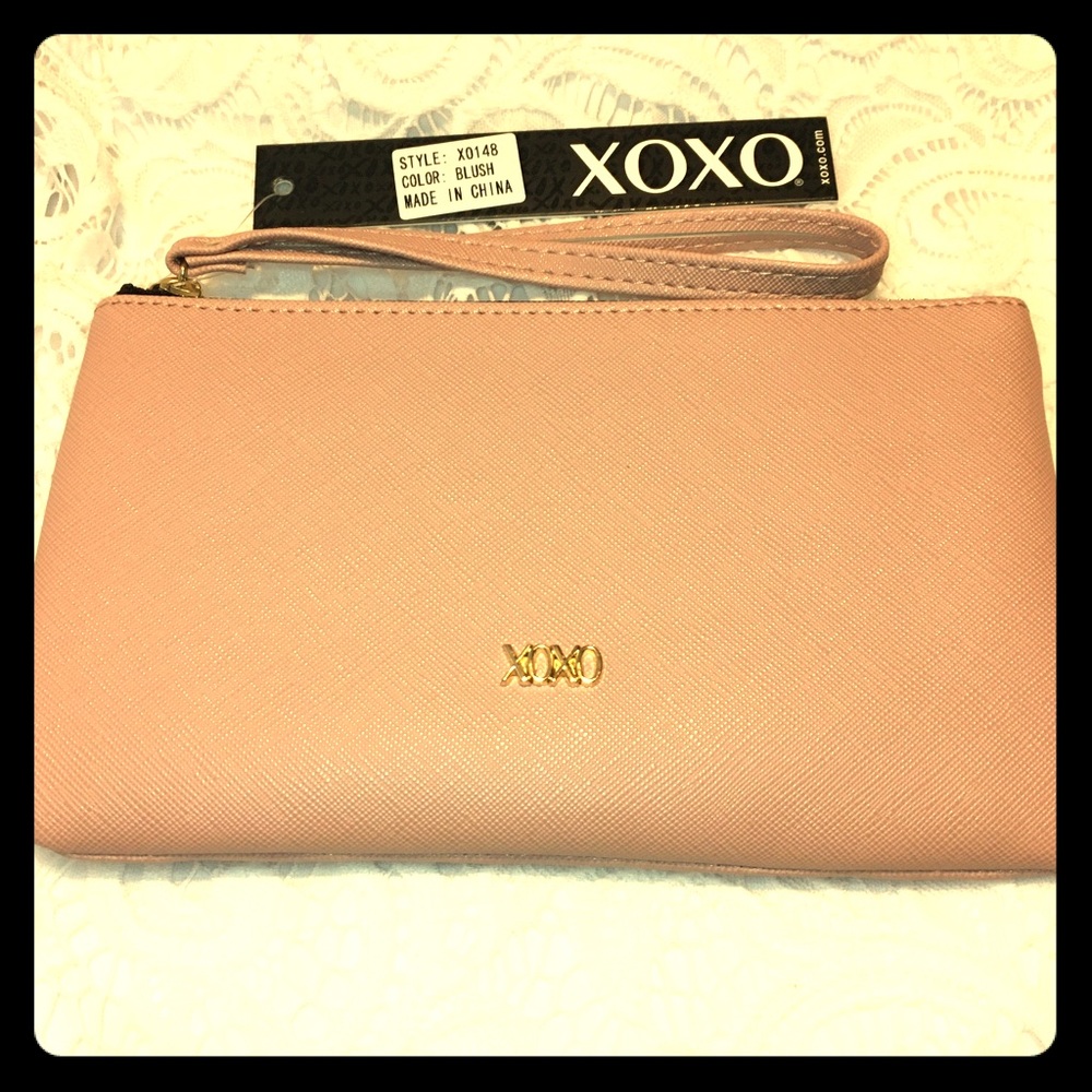 Pink, XOXO wristlet, brand new with tags